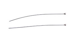 Tynd perlestav med 1,5 mm kugle, 2 stk.